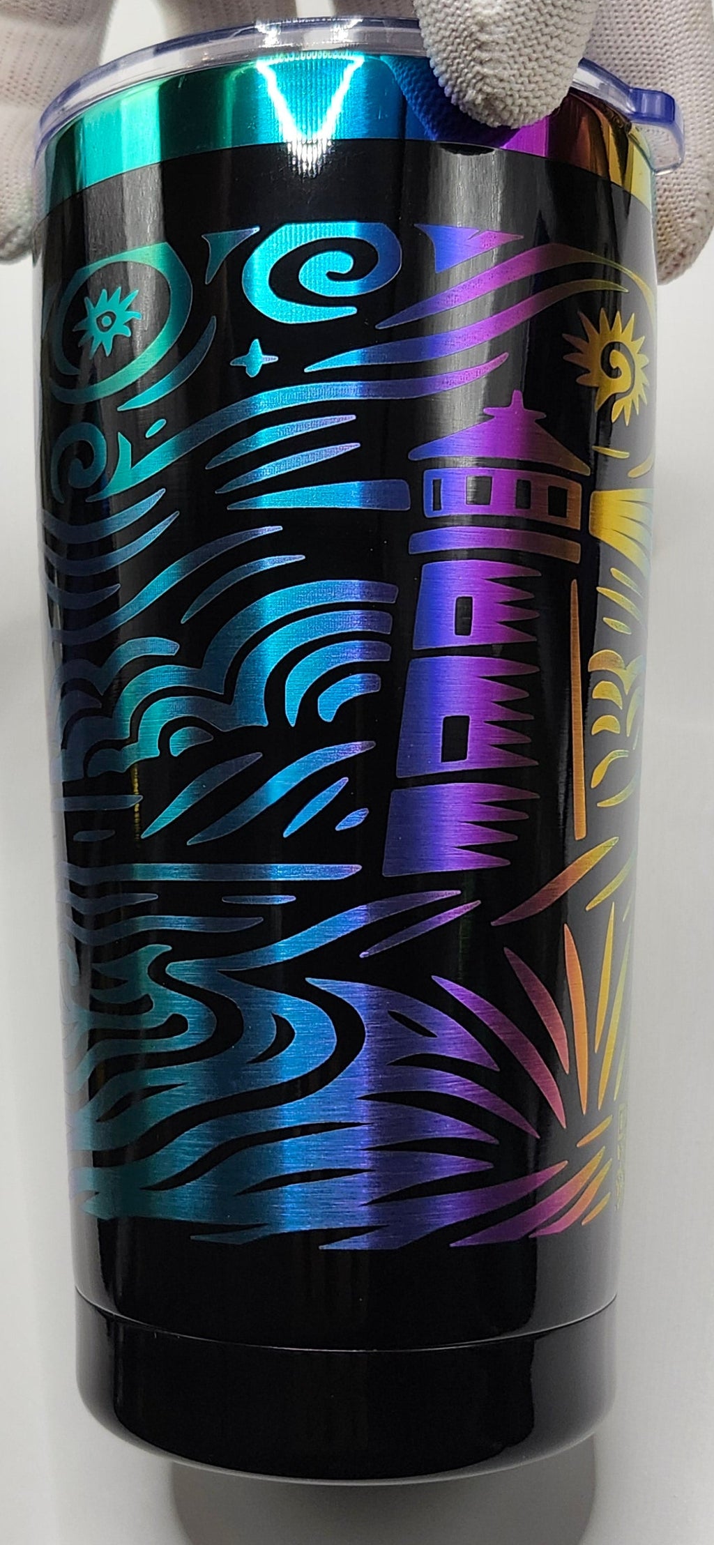 Starry Night inspired 20 ounce tumbler