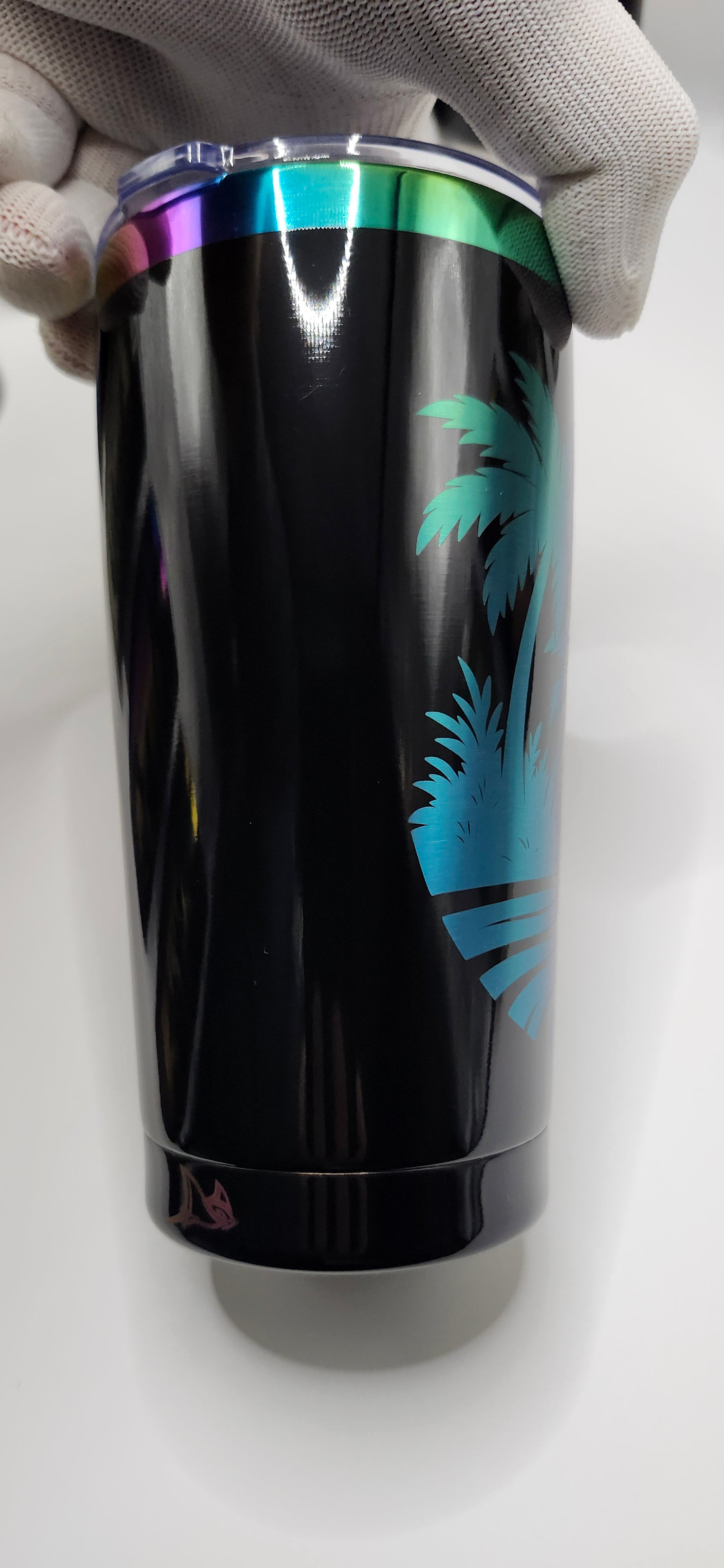 Island Sunset, 20oz Iridescent tumbler