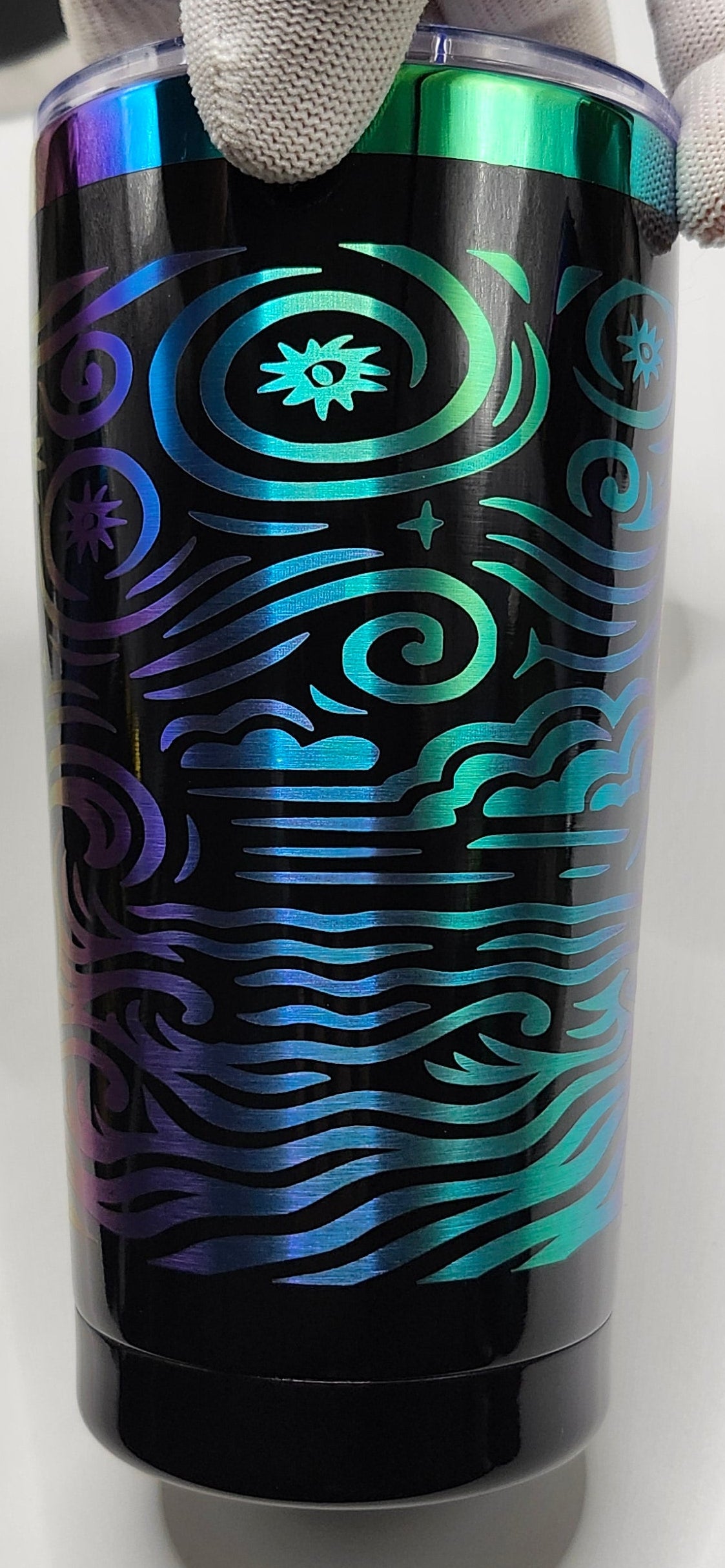 Starry Night inspired 20 ounce tumbler