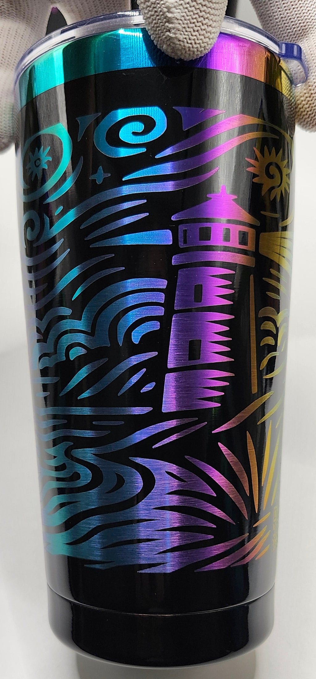 Starry Night inspired 20 ounce tumbler