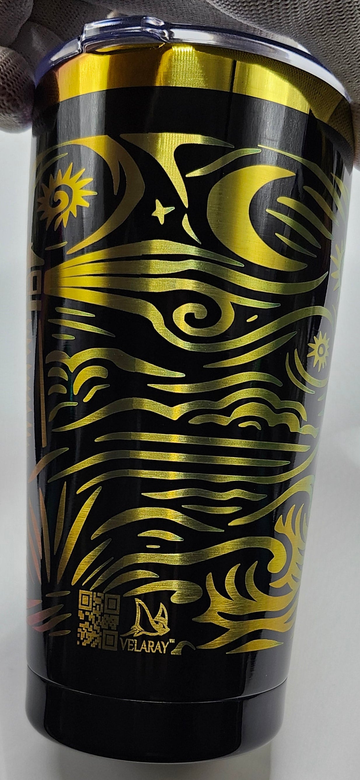 Starry Night inspired 20 ounce tumbler